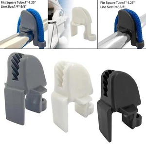 Square Rail Fender Hanger Pontoon Boat Accessories Pontoon Boat Fenders Clip - Picture 1 of 23