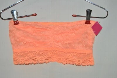 XHILARATION Light Orange Lace Bra Size S Bralette Strapless NWOT - Image 1 of 2