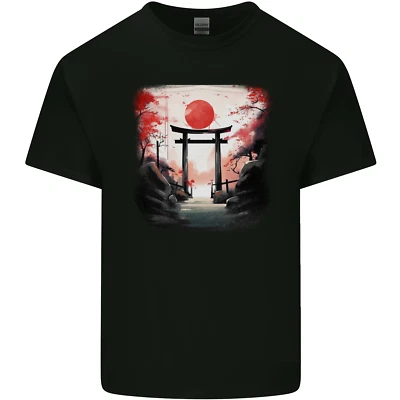 Camiseta japonesa Tori Gate and Sunset Garden niños niños Foto 1 de 2