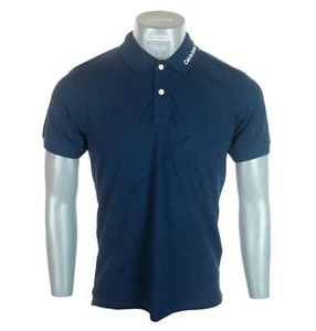 Nuevo Para hombres Auténtico Calvin Klein Polo Elastizado Bordado Calce Ajustado Azul Marino - Imagen 1 de 6