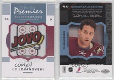 2007-08 O-Pee-Chee Premier Stitchings Parallel 50 /50 Ed Jovanovski #PS-EJ