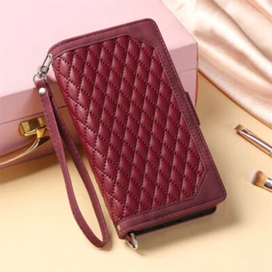 For NoKia G22 G60 G21 G11 G20 G10 C20 C10 Leather Zipper Card Case+Wrist Rope - Picture 1 of 25