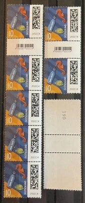 BRD FLASCHENPOST 10 ct MiNr. 3723 4. AUFLAGE 10 + KLEINER ZWISCHENSTEG VARIANTEN - Bild 1 von 3