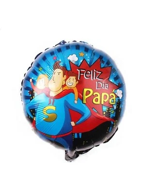 6 piezas 18" Feliz Día del Padre Feliz día Papa, Globo de Lámina Decoración Fiesta Foto 1 de 3