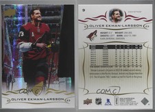 2018-19 Upper Deck Speckled Rainbow Foil Oliver Ekman-Larsson #9