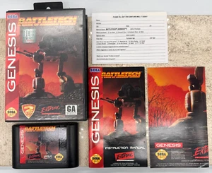 BattleTech: A Game of Armored Combat (Sega Genesis) CIB 100% Wow! Must See! - Bild 1 von 13
