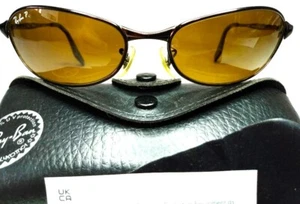 RAY BAN RB3165 MX 004/4G POLARIZED SUNGLASSES – BRONZE / BRONZE 58/18 135 - Picture 1 of 9