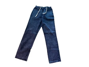 LC Lauren Conrad gerades Bein Damenjeans Größe 8 schwarz Denim hoher Bund - Bild 1 von 7