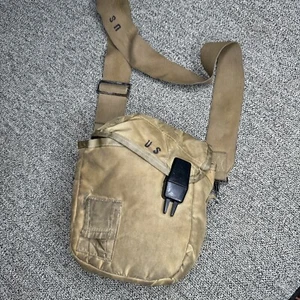 1990 U.S. Army Water Canteen w/ Nylon Cover And Carry Bag, 1 Qt. - Picture 1 of 7