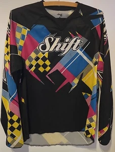 Racing Jersey Shirt Men's Size Small Shift Logo Motocross Long Sleeve Multicolor - Picture 1 of 4