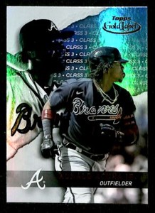2020 Topps Gold Label Class 3 Ronald Acuna Jr. Atlanta Braves #8