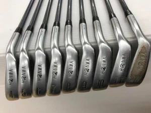 HONMA LB-280 9pcs 4-11,Sw Iron Set SUPER LIGHT TITANIUM CARBON 2S Flex S-2 - Picture 1 of 12