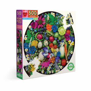 Organic Harvest 500 Piece Round Jigsaw Puzzle by eeboo