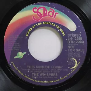 Soul 45 The Whispers - This Kind Of Lovin' / This Kind Of Lovin' On Sound Of Los - Picture 1 of 2