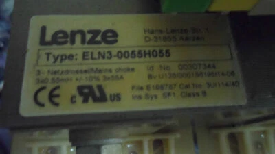 ELN3 0055H055; ELN3-0055H055 Lenze Mains Choke ELN30055H055 ELN3 0055 H055 - Image 1 of 4