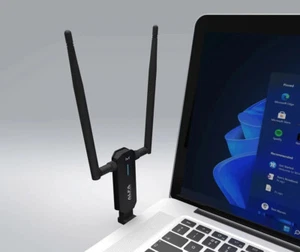 Adaptador USB ALFA AWUS036AXM WiFi 6E USB 3.0, AXE3000 Tri-Banda 6Ghz/5,8GHz/2,4GHz - Imagen 1 de 6