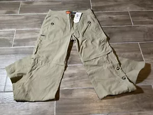 Merrell Pants Womens 2 Convertible Belay Zip Off Hiking Outdoors Active UPF New - Picture 1 of 9