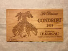 1 Rare Wine Wood Panel Doriane Condrieu Guigal Vintage CRATE BOX SIDE 12/22 645