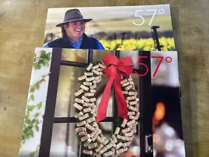 Lot of 2 57 Degrees Magazine Napa Valley 2019 2023 Photography - Imagen 1 de 5