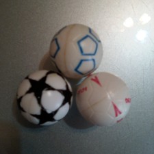 Lotto 3 palloni Subbuteo