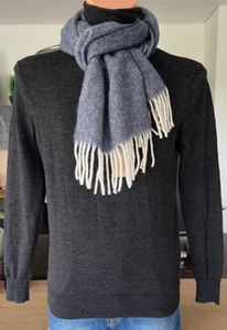 NEU! OVP Cristina Chiti Made in Italy Herren Schal Wollschal Wolle Kaschmir - Bild 1 von 6