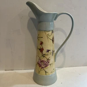 Jarra alta Royale Stratford vintage gitana años 60 15” de alto porcelana pastel - Imagen 1 de 8