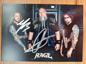 Rage original handsignierte Autogrammkarte / Musik T25 - Picture 1 of 2