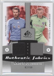 2011 SP Game Used Edition Authentic Fabrics Dual /99 Matt Pickens Kevin Hartman