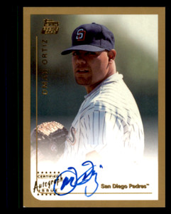 1999 Topps Traded & Rookies Omar Ortiz  Autographs  Auto #T72 San Diego Padres