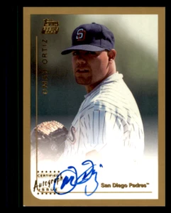 1999 Topps Traded & Rookies Omar Ortiz Autographs Auto #T72 San Diego Padres - Picture 1 of 2
