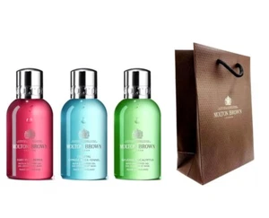 Molton Brown Ladies Shower Gel Gift Set 3 x 100ml Bottles - Pink Pepper/Coastal - Picture 1 of 1
