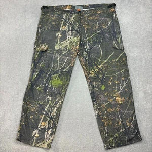 Realtree Trousers Adult 48x32 Grey Carpenter Camo Y2K Canvas Workwear Pants Men - Picture 1 of 7