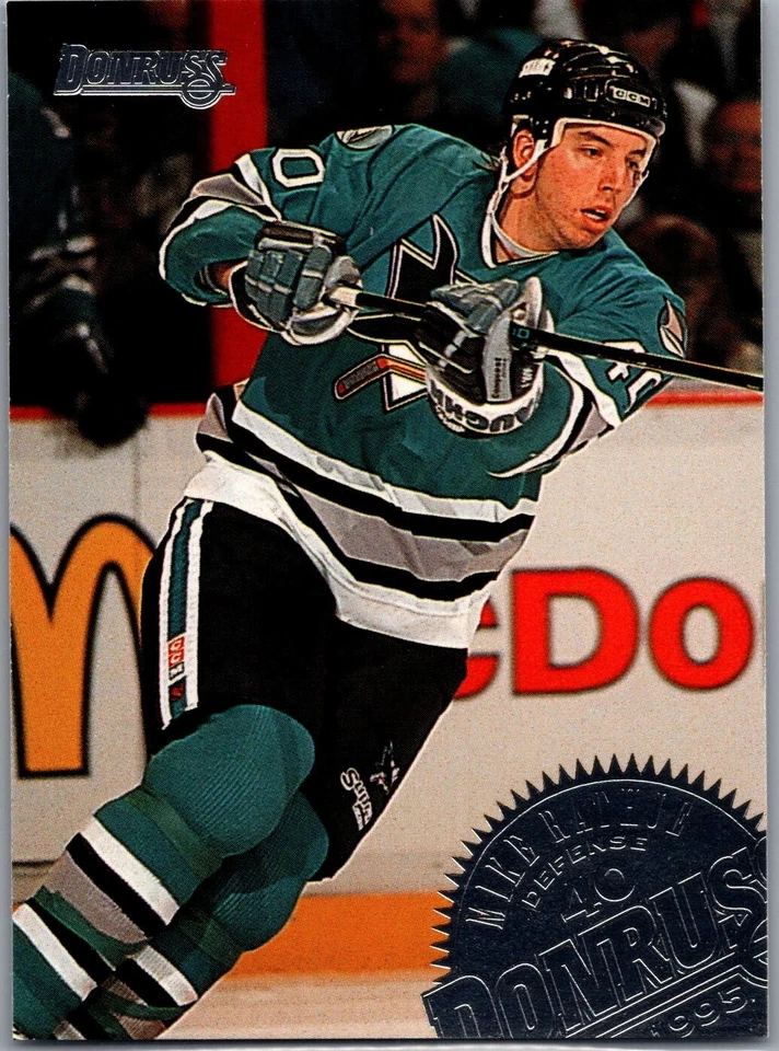 1994-95 Donruss Hockey - #170 Mike Rathje - Image 1 of 2