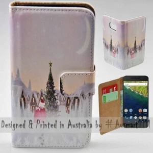Funda protectora para teléfono móvil impresa con tema Santa on Village para serie Google Pixel - - Imagen 1 de 3