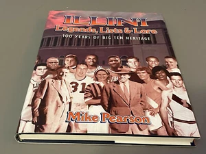 ILLINI Legends Listen & Lore Big Ten Mike Pearson signierter Deich Eddleman - Bild 1 von 9