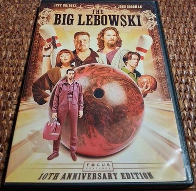 The Big Lebowski 2 Disc - 10th Anniversary Edition DVD 1998 SUPER RARE OOP HTF  - Image 1 of 4