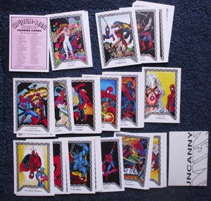 44 SPIDER-MAN TEAM-UP TRADING CARDS Comic Images 1990 Missing 1 Card for Set - Picture 1 of 1