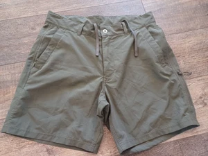 Men's THE NORTH FACE green drawstring zip-cargo HIKE/TRAIL shorts Sz. 32 - Picture 1 of 4