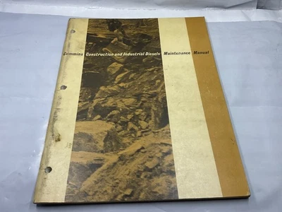 Cummins Construction & Industrial Diesels Maintenance Manual 1965 983572-A - Image 1 of 4