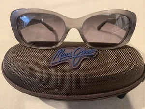 Gafas de sol Maui Jim Lilikoi MJ 258-11 talla 55-19-140 gris humo con estuche Italia - Imagen 1 de 14