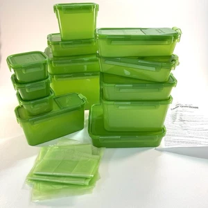 Debbie Meyer Lockin’ GreenBoxes 13 Behälter/26 Stück + Beutel Lebensmittel Aufbewahrung NOS USA - Bild 1 von 20