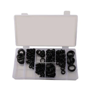 Kit Assortimento Guarnizioni in Gomma Lunga Durata 180PCS Scatola Materiale Flessibile - Foto 1 di 16