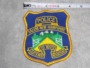 Salem New Hampshire Police Shoulder Patch Large Gateway to White Mountains New - Picture 1 of 2