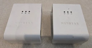 Two Netgear Powerline Adapters XET1001 85mbps Ethernet - Picture 1 of 3