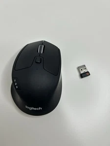 Logitech M720 Triatlón Multidispositivo Ratón Inalámbrico Bluetooth y USB Dongle Negro - Imagen 1 de 10