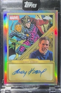 2025 Topps Marvel Mint Andy Kubert Auto /50 Storm & Gambit CA-ANK Encased - Bild 1 von 2