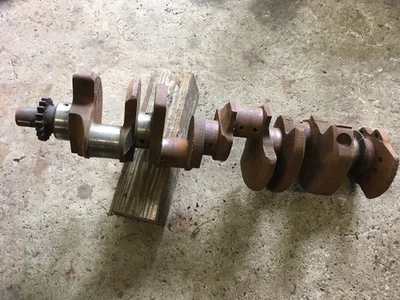 Cigüeñal SBC Small Block Chevy Large Journal 327, 3941174, varillas de stock/principal Foto 1 de 4