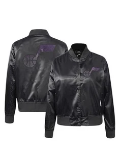 Pro Standard Women's - Utha Jazz Jewel Satin Jacket Size L - Picture 1 of 5
