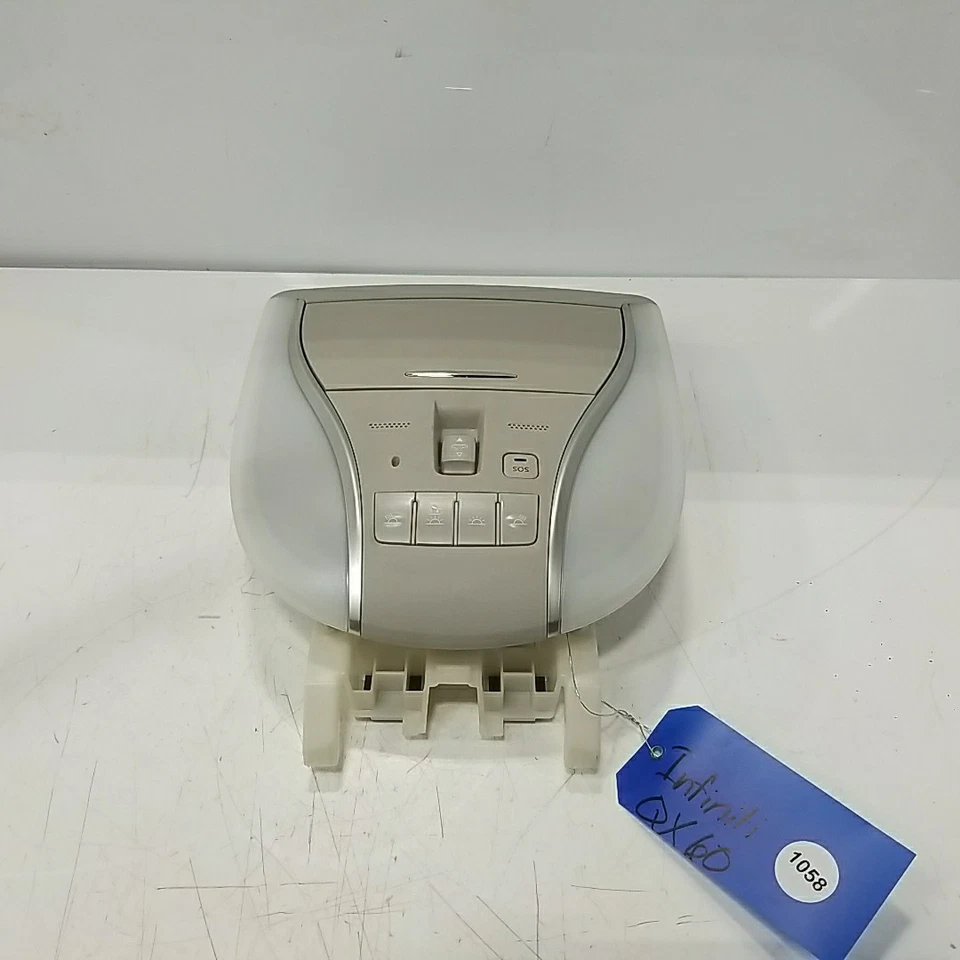 Infiniti QX60 2014-2016 consola superior luz domo mapa lámpara techo corredizo OEM Foto 1 de 4