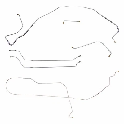 Chevrolet Chevelle SS 1966 solo línea de freno conjunto líneas tubos PWR tambor CNVT equipo original Foto 1 de 4